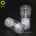 Cosmetic twist up deodorant container twist up plastic gel stick for personal care